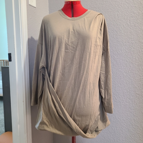 NWT Free People Beach Dallas Tunic Ground Coriander Size L - Picture 4 of 7